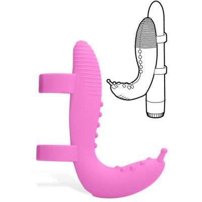 Simplicity 4 7 Vibrator Extension Cock Ring with 2 Bullets