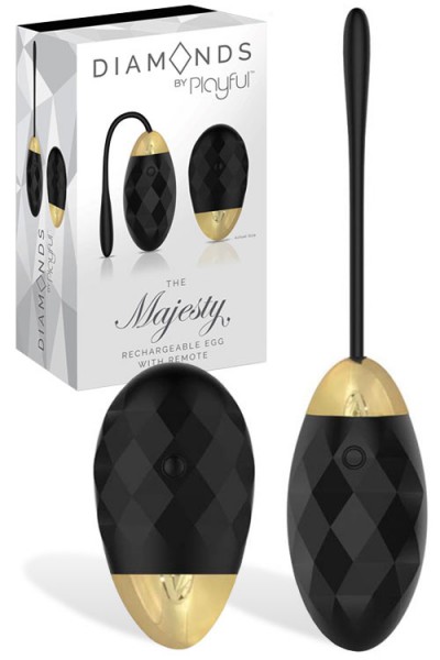 Playful Diamonds The Majesty Rechargeable 2.6" Egg with Remote