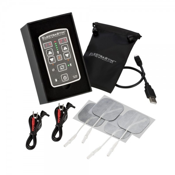 ElectraStim EM80-E Flick Duo Dual Channel Rechargeable Electro Sex Kit