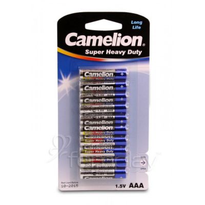 Camelion Super Heavy Duty AAA Batteries 10 Pack