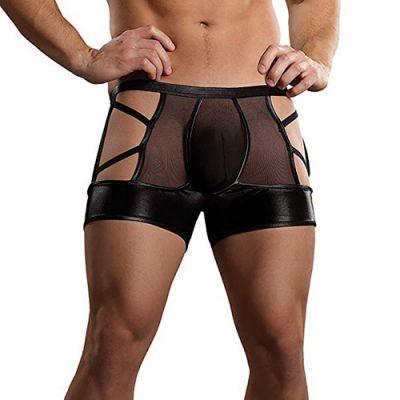 Sheer criss cross boxer
