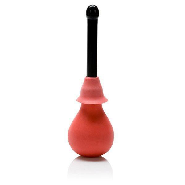 Vulcanite Anal Douche with Attachment
