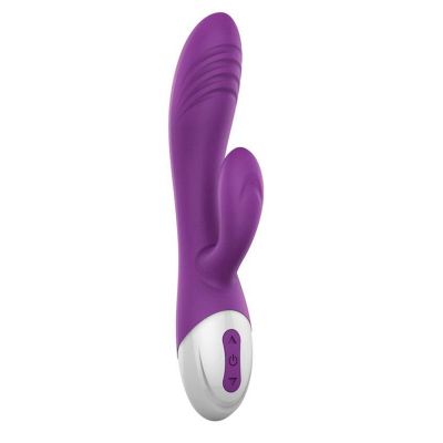 Playful Allure Rechargeable Rabbit Vibrator Purple