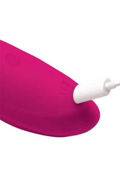 Pipedream Partially Ribbed Silicone 8.75" G-Spot Rabbit Vibrator