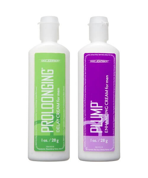 Doc Johnson Prolong and Plump Enhancement Cream Pack
