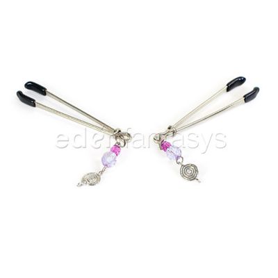 Swirl charm clamp