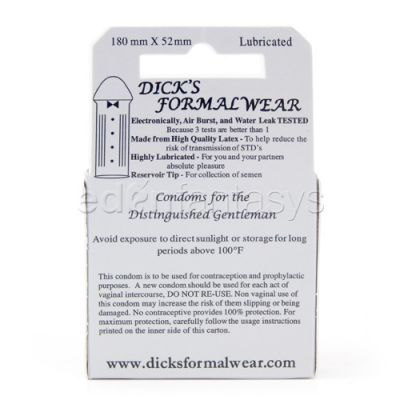 Dick s formalwear tuxedo condom