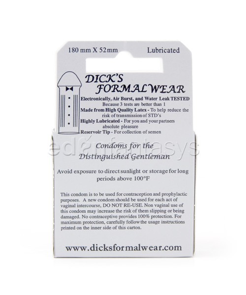 Dick's formalwear tuxedo condom — image 4 of 4