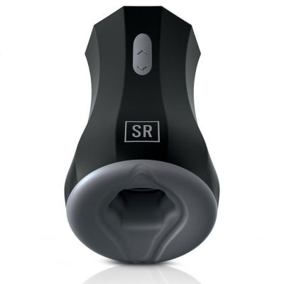 Handheld Silicone Twin Turbo Vibrating and Heating Male Masturbator by Sir Richard s