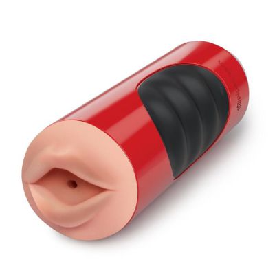 Mega Grip Squeezable Vibrating Mouth Stroker