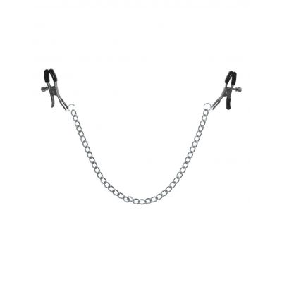 Sex Mischief Chained Nipple Clamps