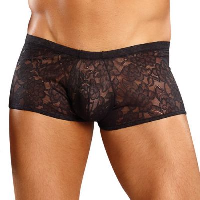 Stretch lace mini short