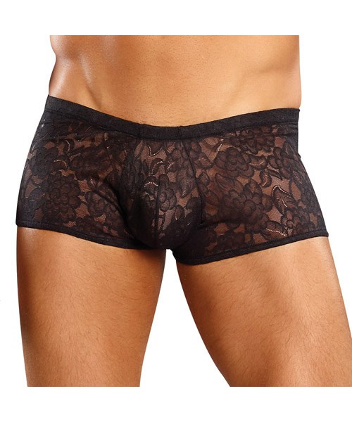 Stretch lace mini short