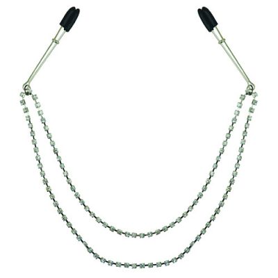 Midnight bling nipple clips