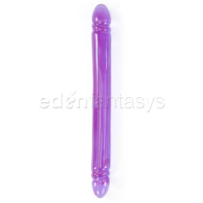 Reflective gel smooth double dong