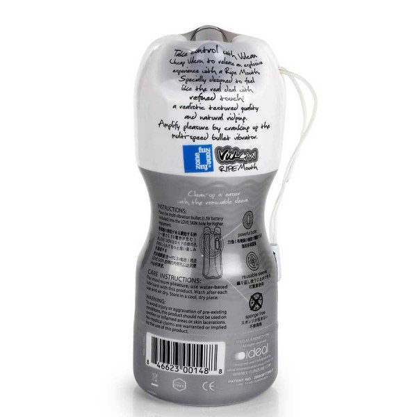 Vulcan Vibrating Oral Sex Male Masturbator Ripe Mouth Stroker