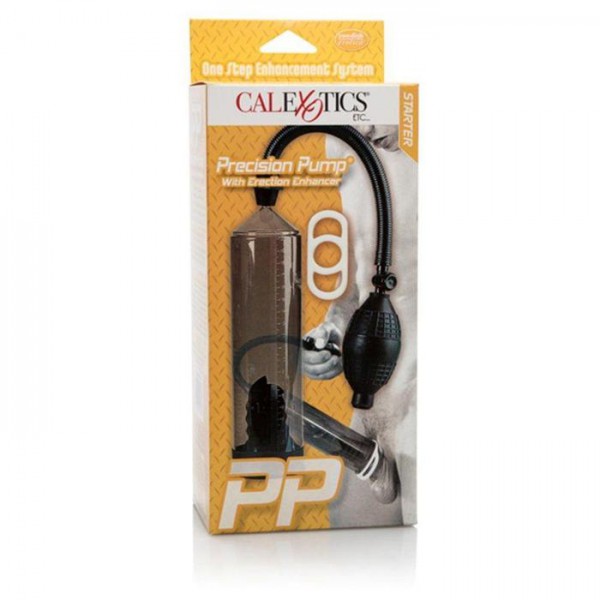 Precision pump with erection enhancer