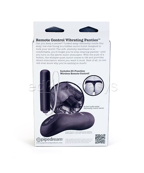 Remote control vibrating panties