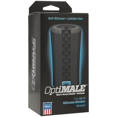 OptiMALE TRUSKYN Silicone Stroker Beaded