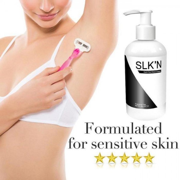 SLK'N Rash-Free Shave Cream - Premium Quality — image 4 of 22