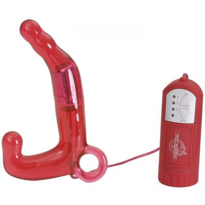 Mens Pleasure Wand Prostate Massager Red