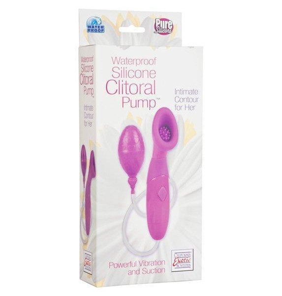 Waterproof silicone clitoral pump