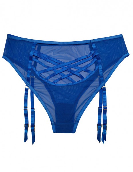 HUSTLER Mesh Gartered Panty — image 5 of 10