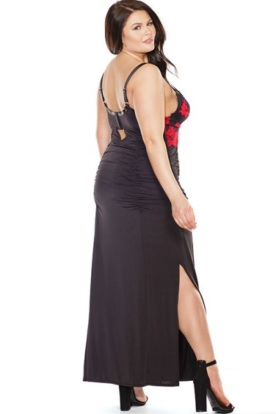 Coquette Love Blossoms Embroidered Gown