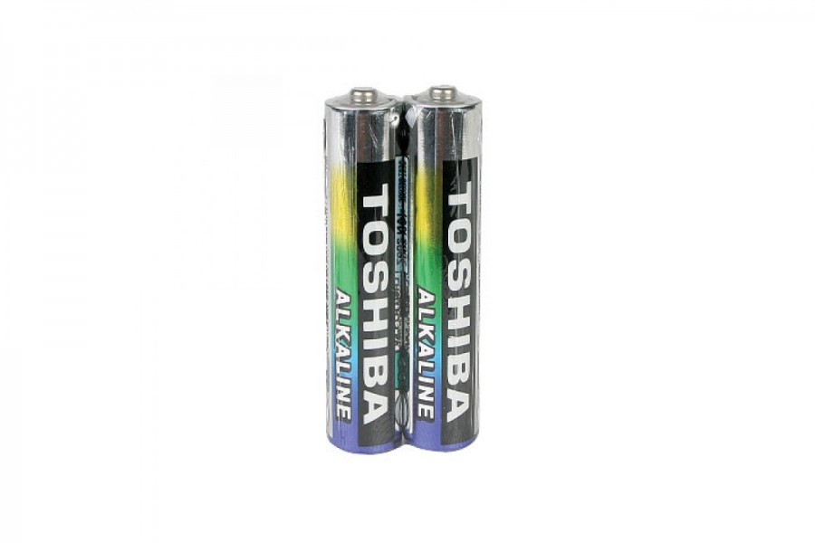 Toshiba AAA Alkaline Shrink Pack Batteries 2 Pack