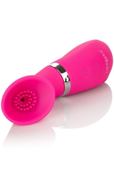 California Exotic Vibrating 6.75" Silicone Clitoral Pump