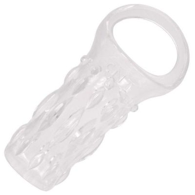 Clear Textured Cock Cage Penis Enhancer