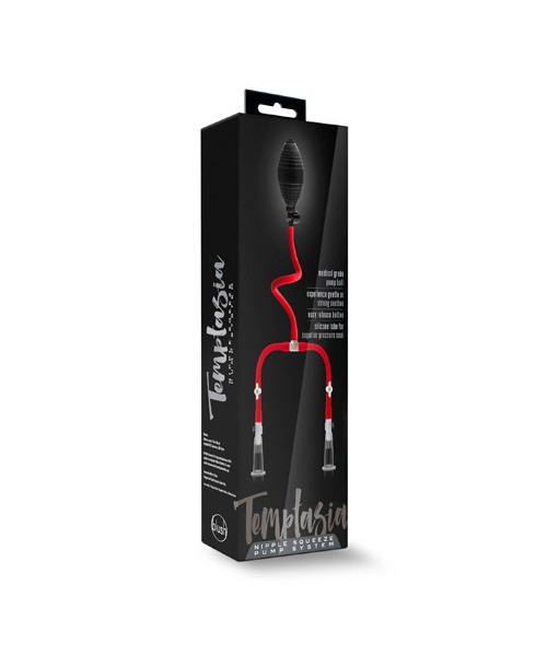 Temptasia nipple squeeze pump system