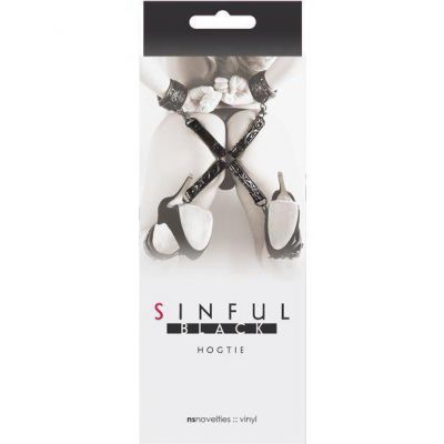 Sinful Black Hogtie