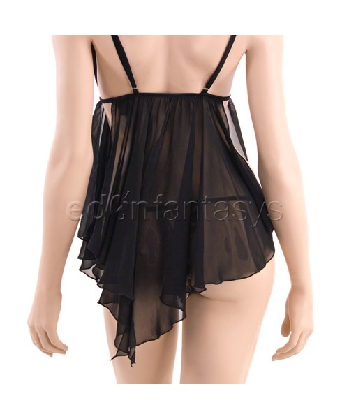 Tiger eye babydoll with g-string