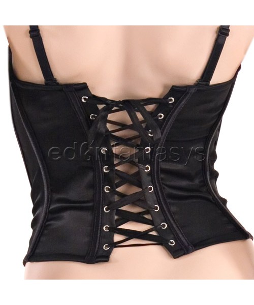 Sequin seduction corset and g-string