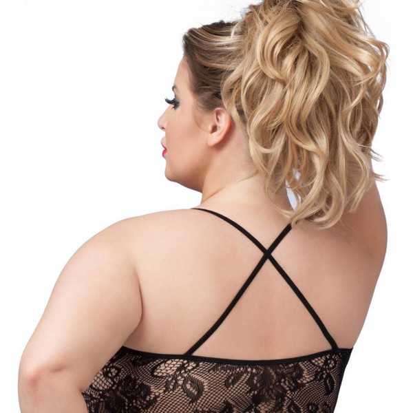 Lovehoney Plus Size Crotchless Lace Spaghetti Strap Body