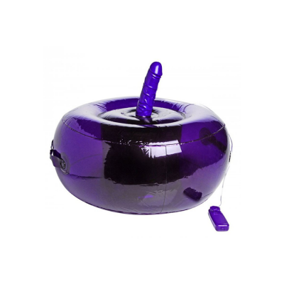 Frisky Sit Ride Inflatable Seat with Vibrating Dildo