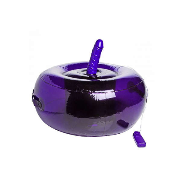 Frisky Sit & Ride - Inflatable Seat with Vibrating Dildo!