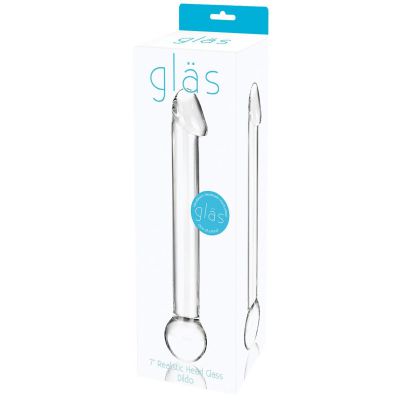 Glas 7 Realistic Head Glass Dildo