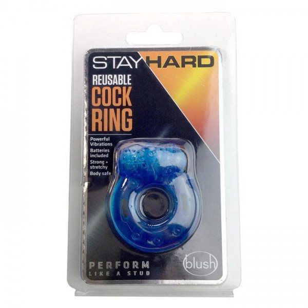 Stay Hard Reusable Vibrating Cock Ring