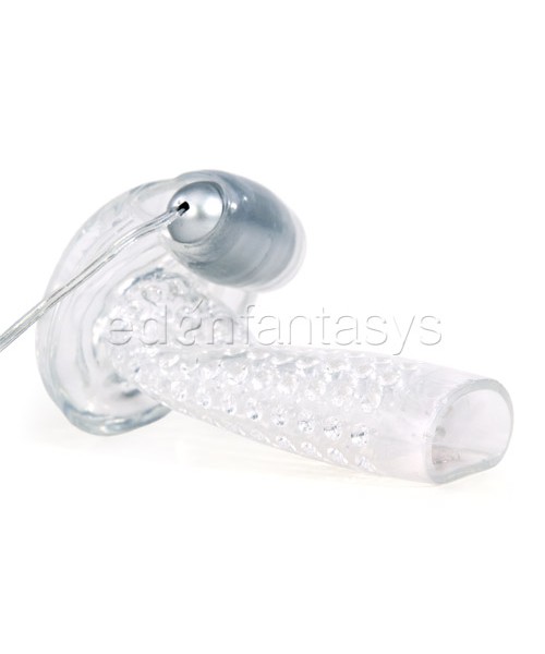 Crystal stroker with love bullet