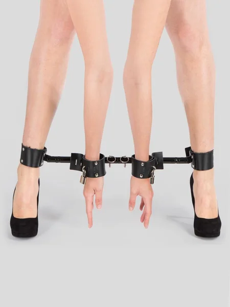 Bondage Boutique Extreme Expandable Spreader Bar with Leather Cuffs — image 19 of 19