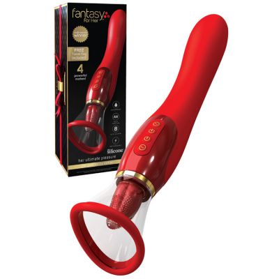Pipedream 24K Gold Pump With Tongue Vibrating G Spot Handle