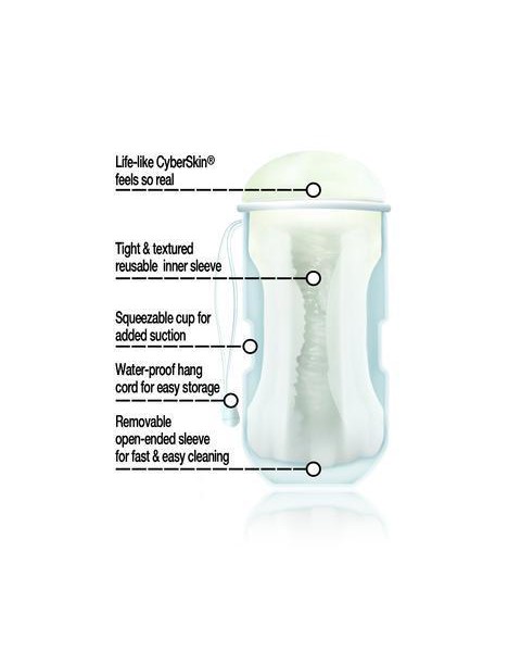 CYBERSKIN VULCAN MOUTH CLEAR STROKER