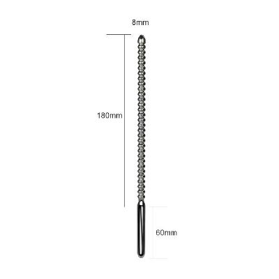 Stainless Steel Ribbed Urethral Dilator