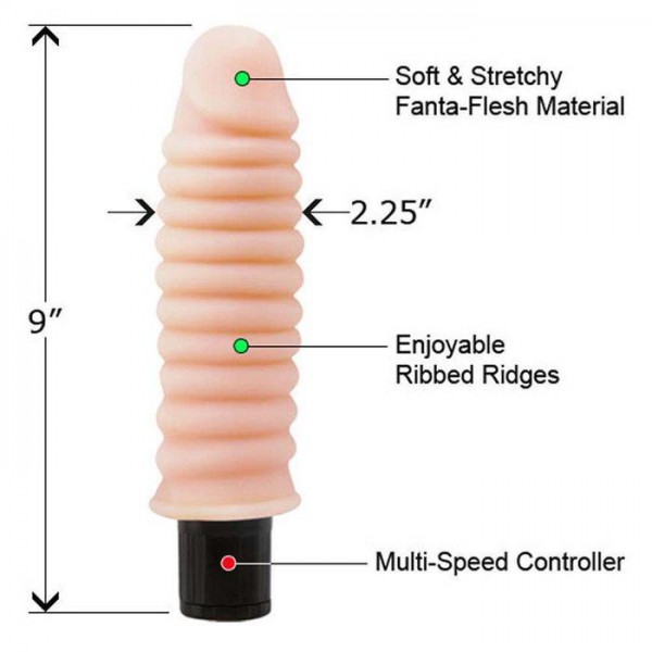 Real Feel No. 7 Waterproof Vibrator — image 4 of 7