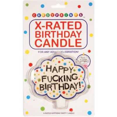 X Rated Birthday Party Candle