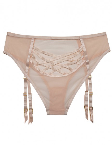 HUSTLER Mesh Gartered Panty — image 7 of 10