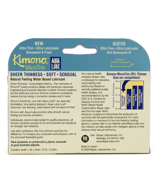 Kimono microthin ultra lubricated with aqua lube — image 4 of 4