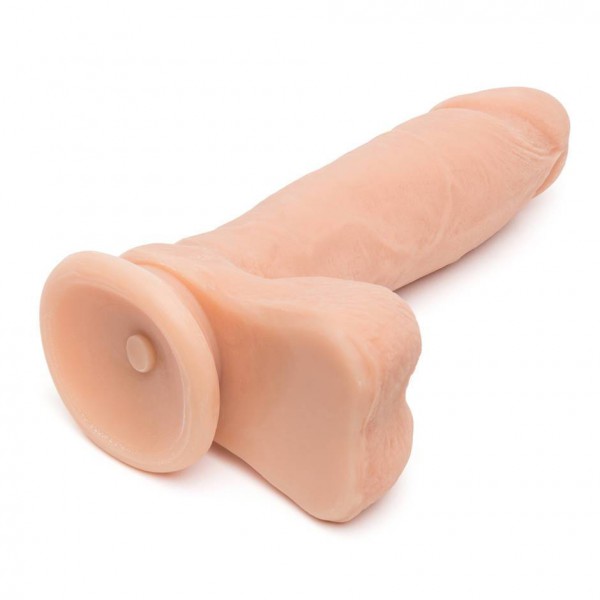 Doc Johnson The D Perfect D Dual Density Girthy Realistic Dildo 8 Inch